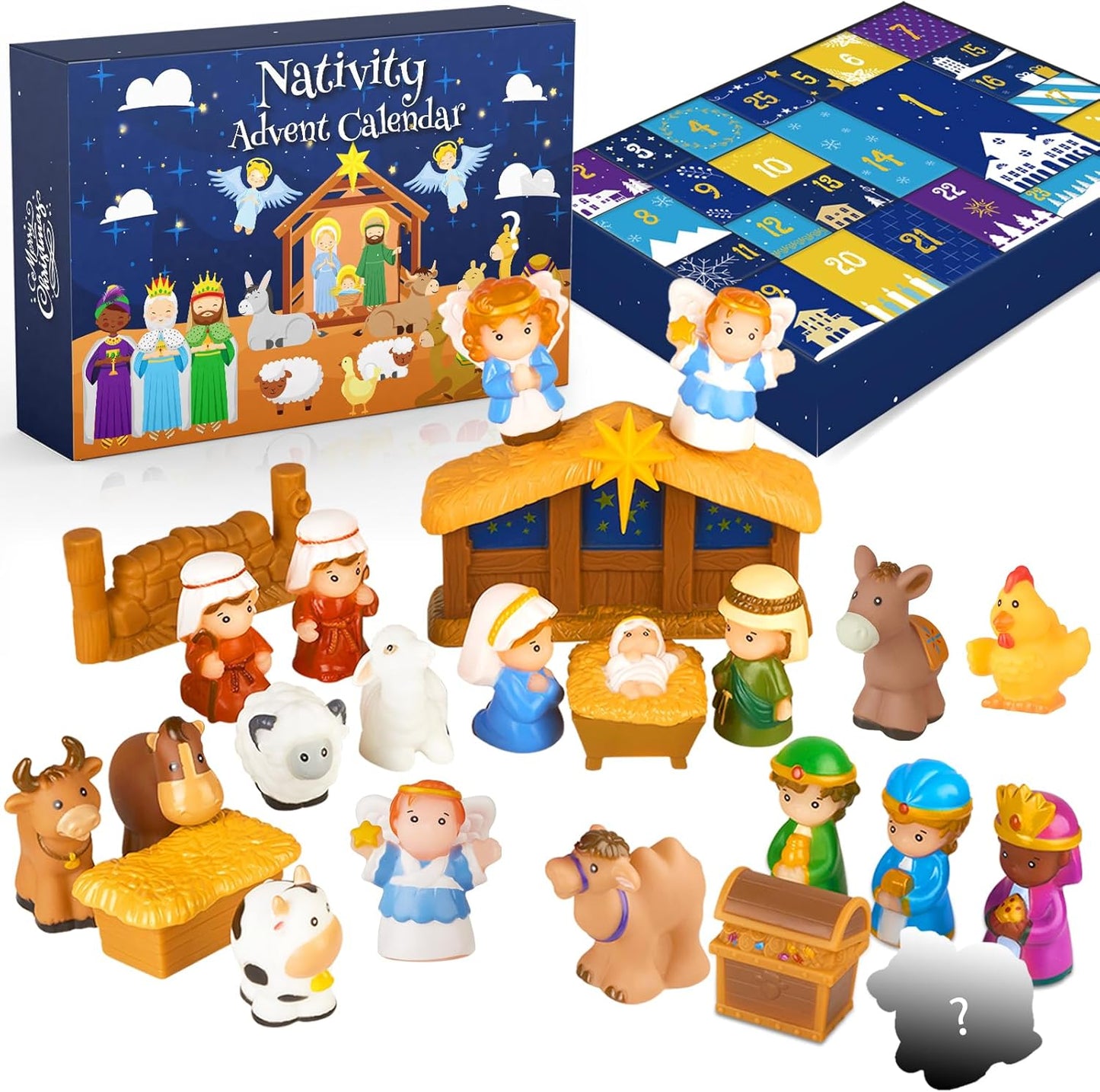 🎄🏆 2025 Nativity Advent Calendar (25pcs) 💯NONTOXIC & ODORLESS