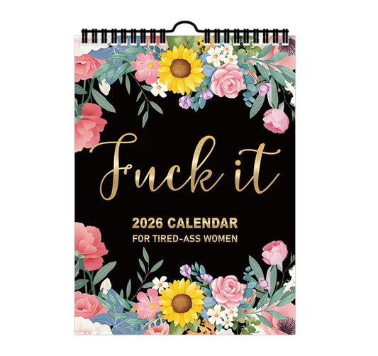 🏆Hot Sale⚡2026 Calendar For Tired-Ass Women - Humorous Daily Planner with Relatable Quotes. Stress-Relief Organizer for Busy Moms. Working Women & Burnout Ladies