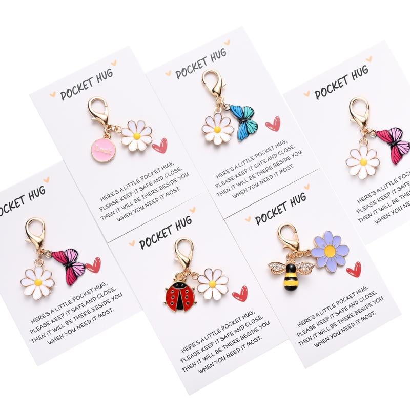✨Crafted by Hand-20 Sets Hug Favors(🦋Butterfly. Ladybird. Flower. Bee)