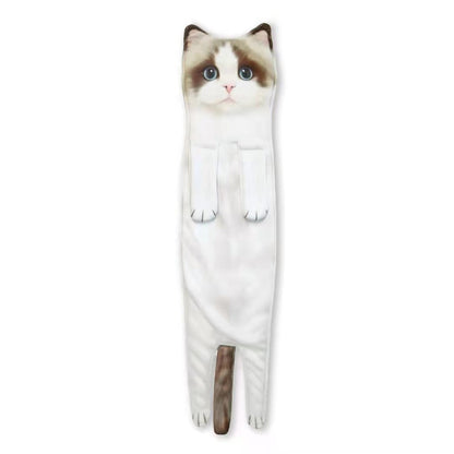 🎁 Early Christmas Sale — 🎅 Funny Cat Hand Towels