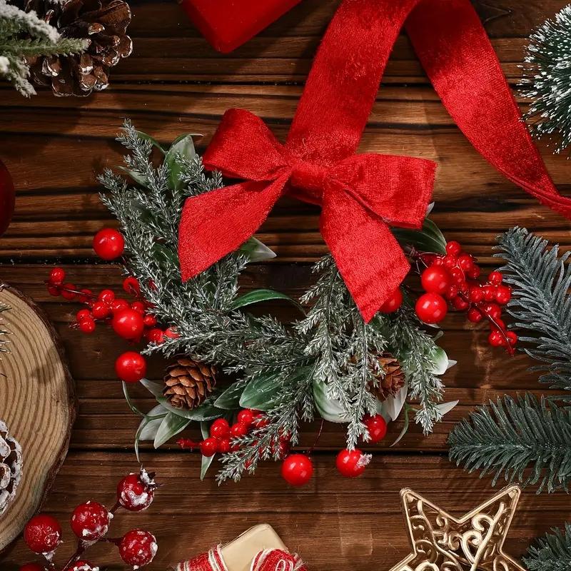 🎄Mini Christmas Wreaths✨Maximum Holiday Magic. Instant Festive Charm & Versatile Decor! 🎀