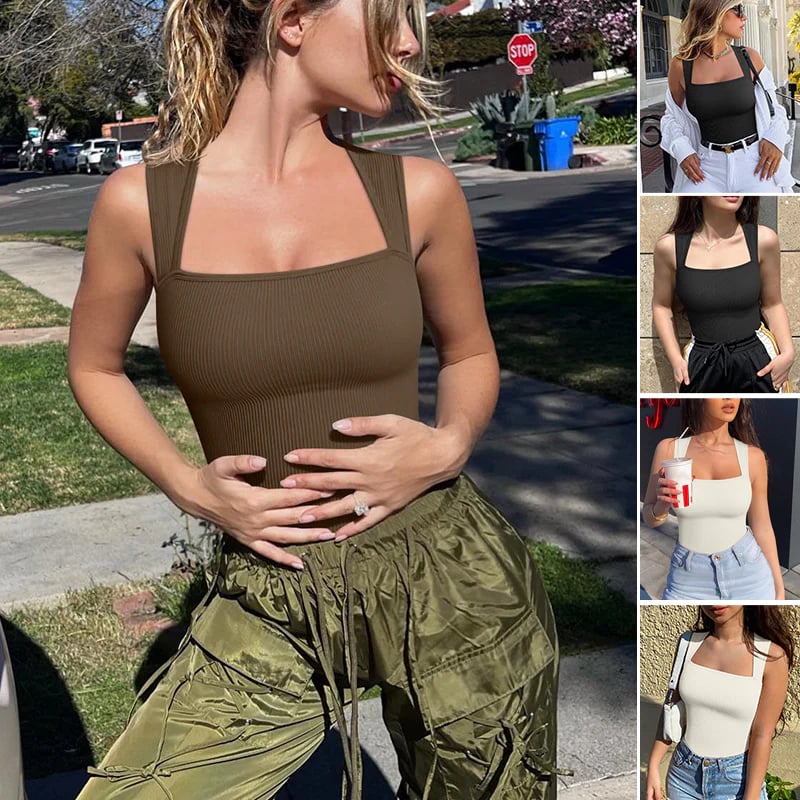 ✨🔥Sleeveless Tummy Control Tank Tops Bodysuits