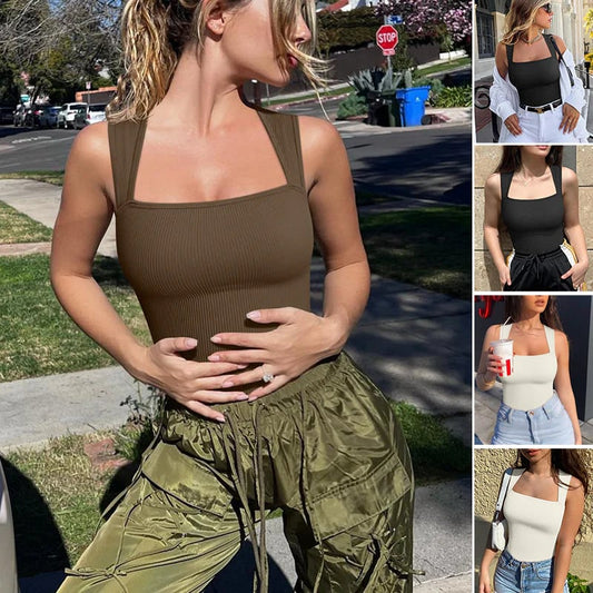 ✨🔥Sleeveless Tummy Control Tank Tops Bodysuits