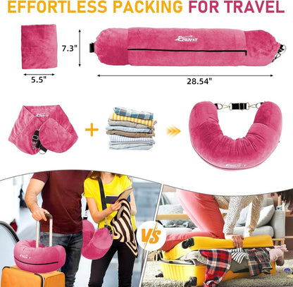 🏆Flash Sale⚡ 50K+ SOLD! Almost Gone💥Stuffable Travel Neck Pillow