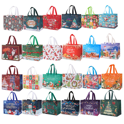 🎄Christmas Gift Bags Large Reusable Tote Bags