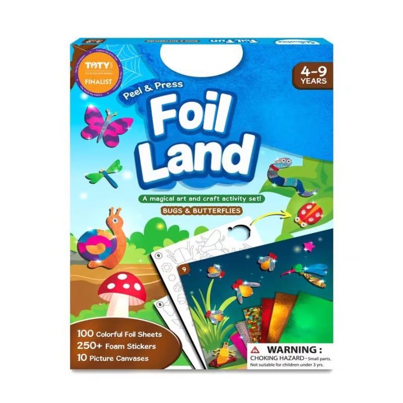 🏆Flash Sale⚡ 50K+ SOLD!💥Foil Art & Craft Activity 🤲💓No Mess Art Kit