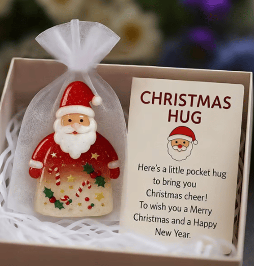 🔥 🎁Little Pocket Christmas Hug💕Warm Their Heart This Season