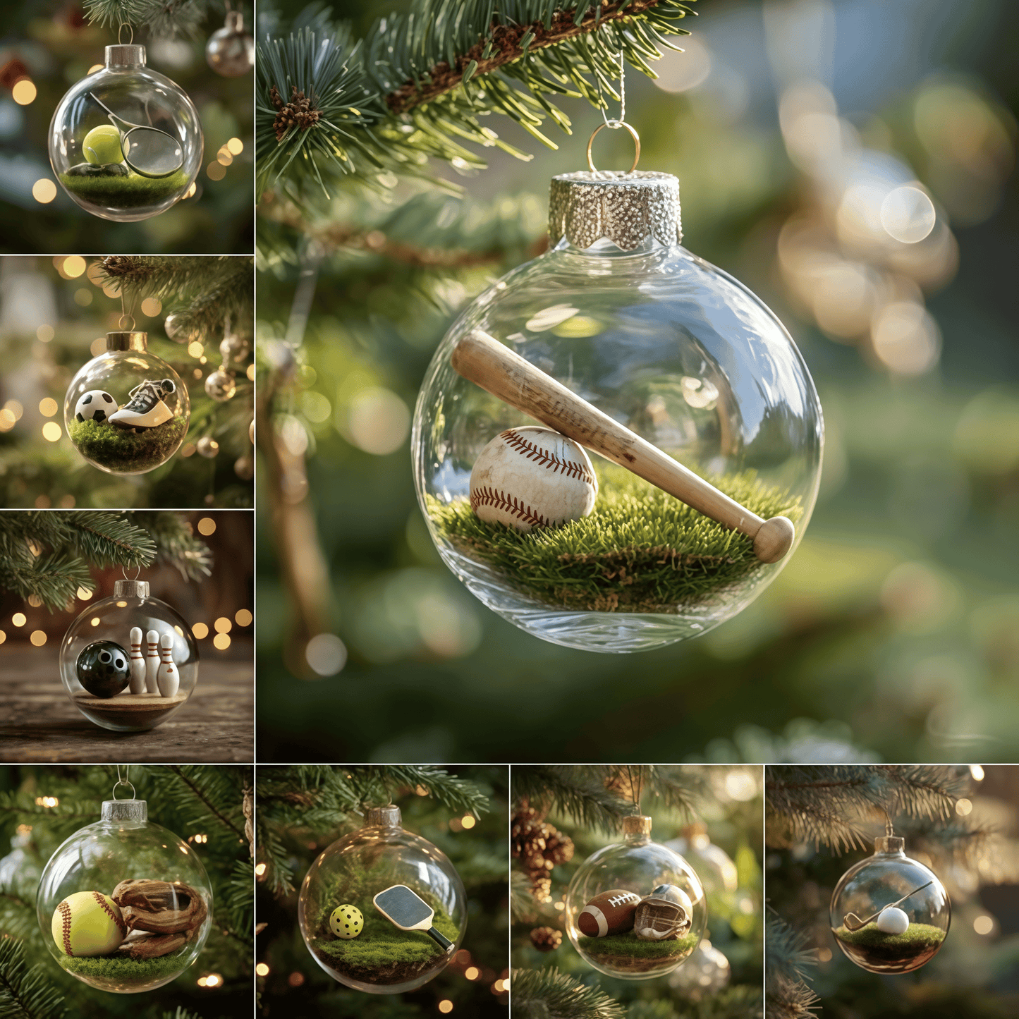 🕒🚨Limited release-🌲Christmas Gift--⚾Sports Holiday Ornament