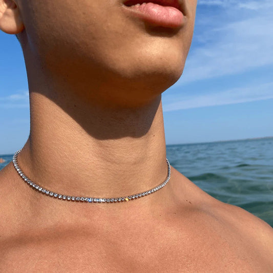 💥Crystal' Tennis Necklace + Free Bracelet