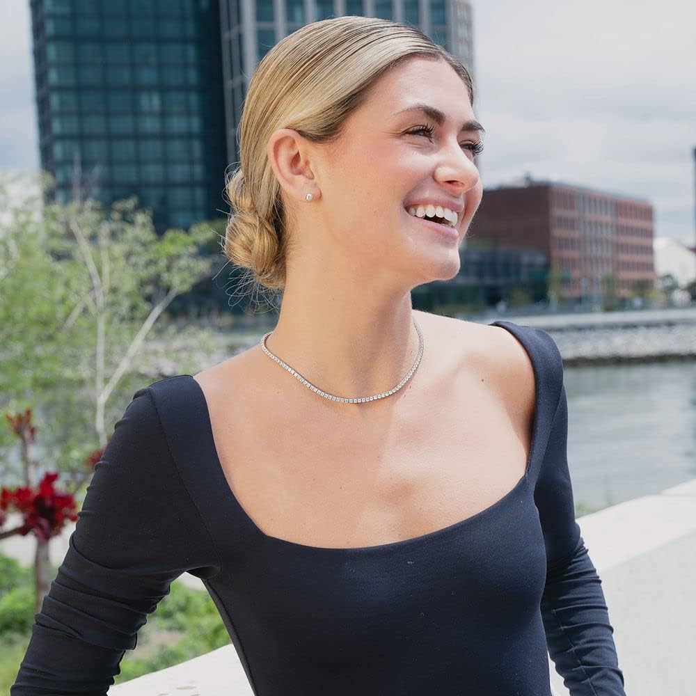 💥Crystal' Tennis Necklace + Free Bracelet