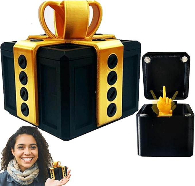 🎁 The Prank Box – Hilarious Screw Challenge with Middle Finger Surprise 🤪🖕 Perfect Gag Gift for All Occasions!