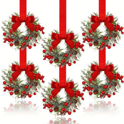 🎄Mini Christmas Wreaths✨Maximum Holiday Magic. Instant Festive Charm & Versatile Decor! 🎀