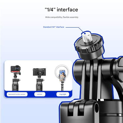📹📱2-in-1 Tripod & Selfie Stick - Master Every Move.