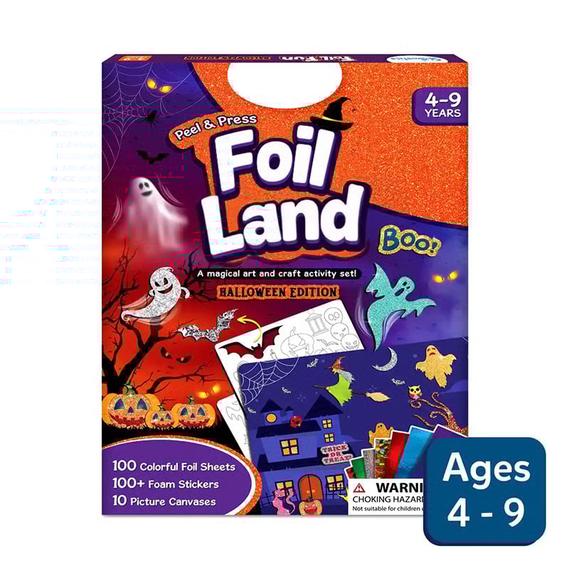 🏆Flash Sale⚡ 50K+ SOLD!💥Foil Art & Craft Activity 🤲💓No Mess Art Kit