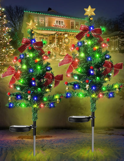🔥Last Day 49% OFF -🎄Solar Christmas Trees Lights