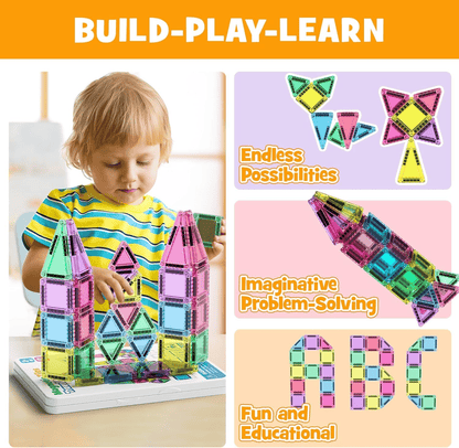 Children's Magnetic Building Blocks – STEM Educational Toys