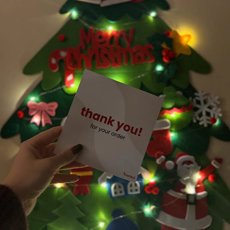 🎄Everized Interactive Felt Christmas Tree for Kids🎄