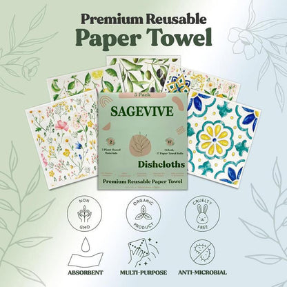 Dishcloths for Kitchen & Cleaning | 5 Pack