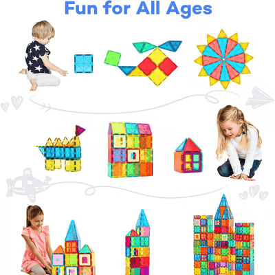 Children's Magnetic Building Blocks – STEM Educational Toys