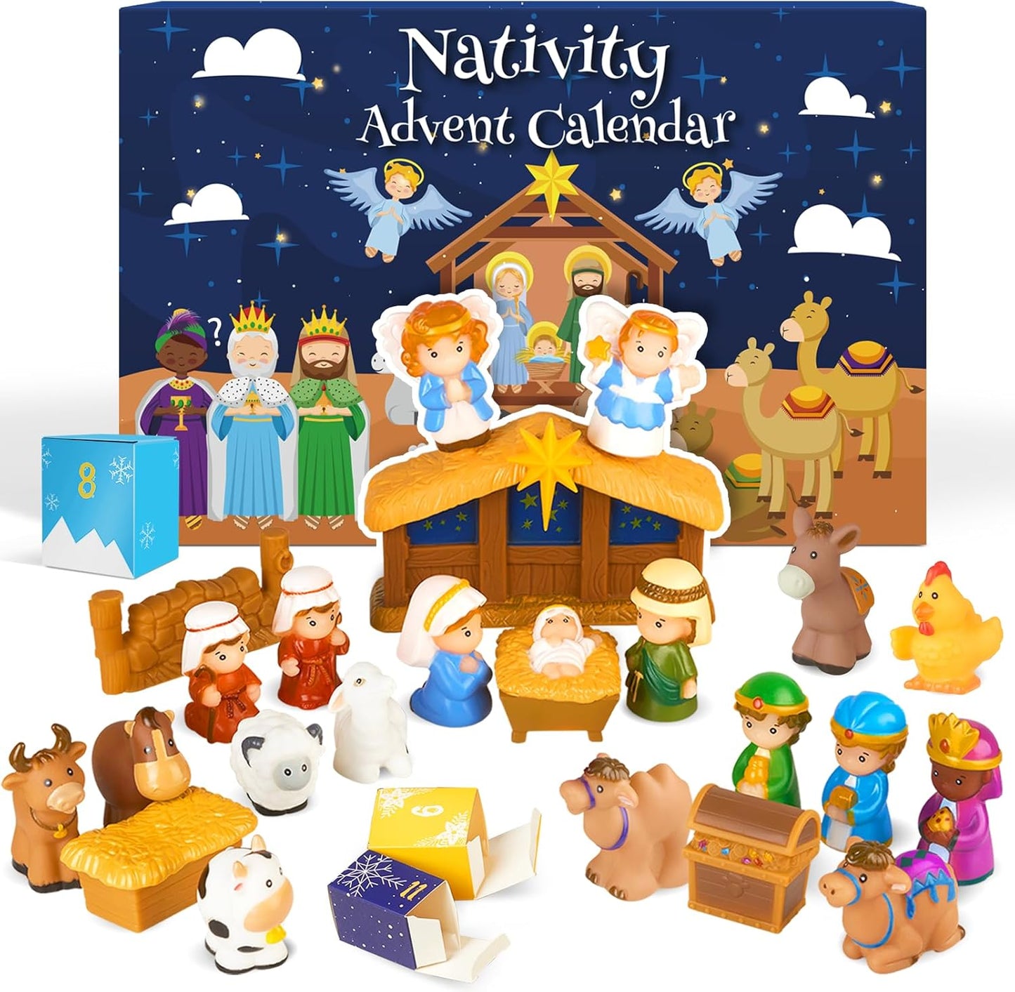 🎄🏆 2025 Nativity Advent Calendar (25pcs) 💯NONTOXIC & ODORLESS