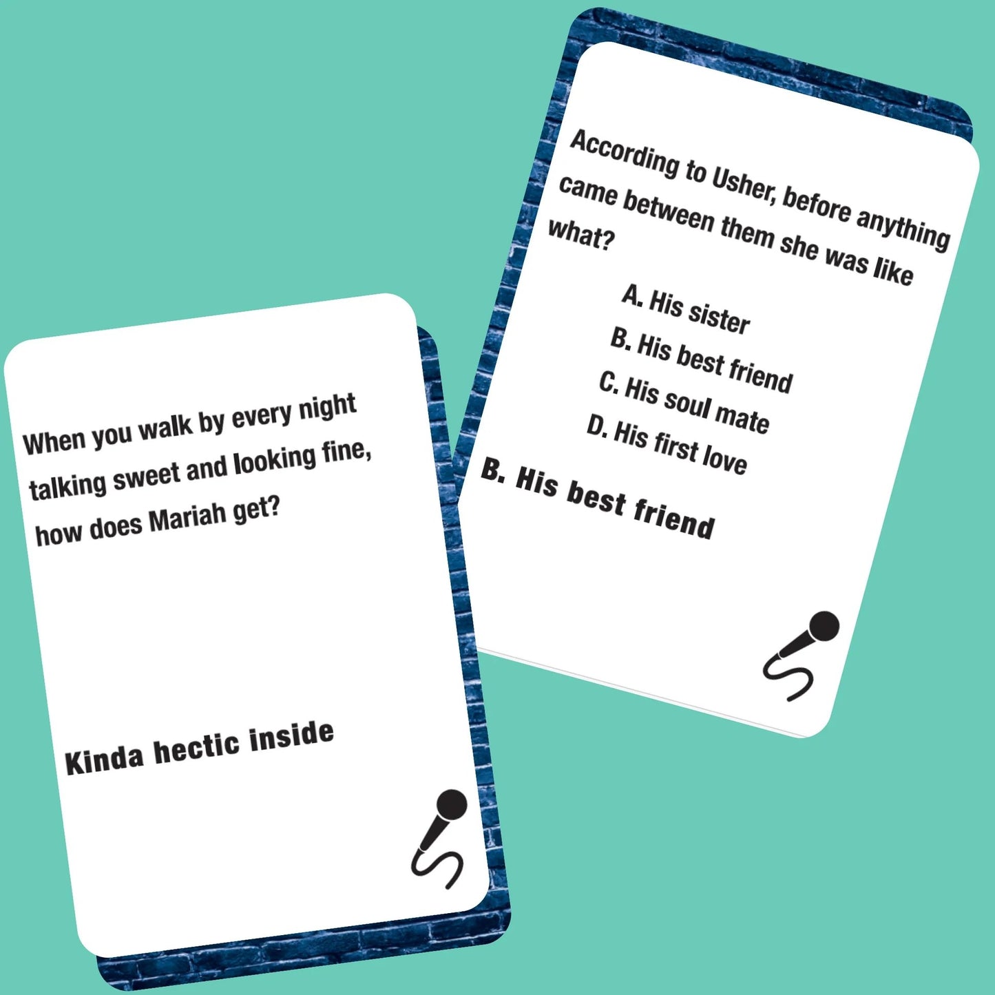 90s & 00s Music Game Cards | Lyrics Pop Quiz Pop Quiz 90s & 2000s Edition Music Trivia Game🎤