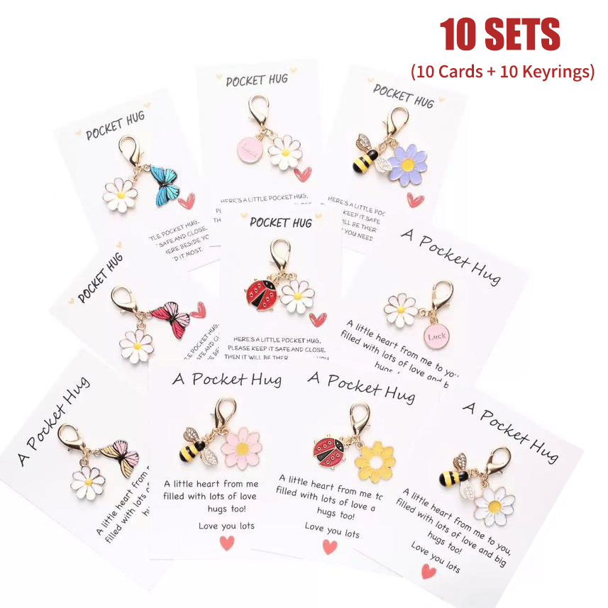 🎁10 Sets(10 Card+10 keyring)