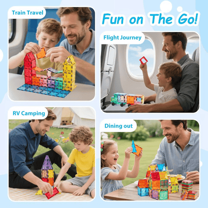 Children's Magnetic Building Blocks – STEM Educational Toys