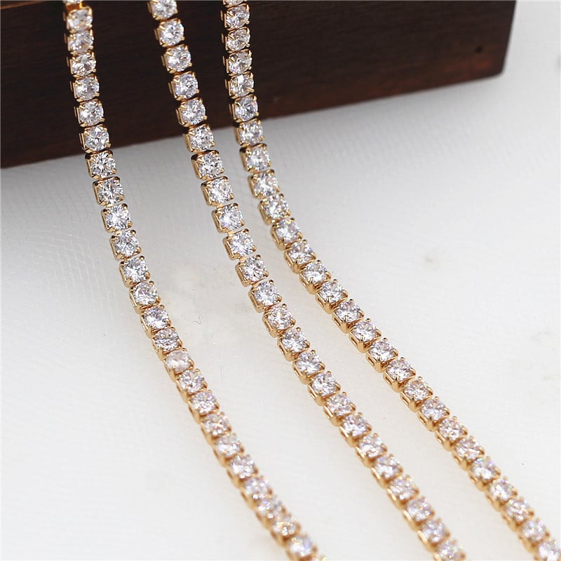 💥Crystal' Tennis Necklace + Free Bracelet