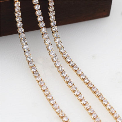 💥Crystal' Tennis Necklace + Free Bracelet