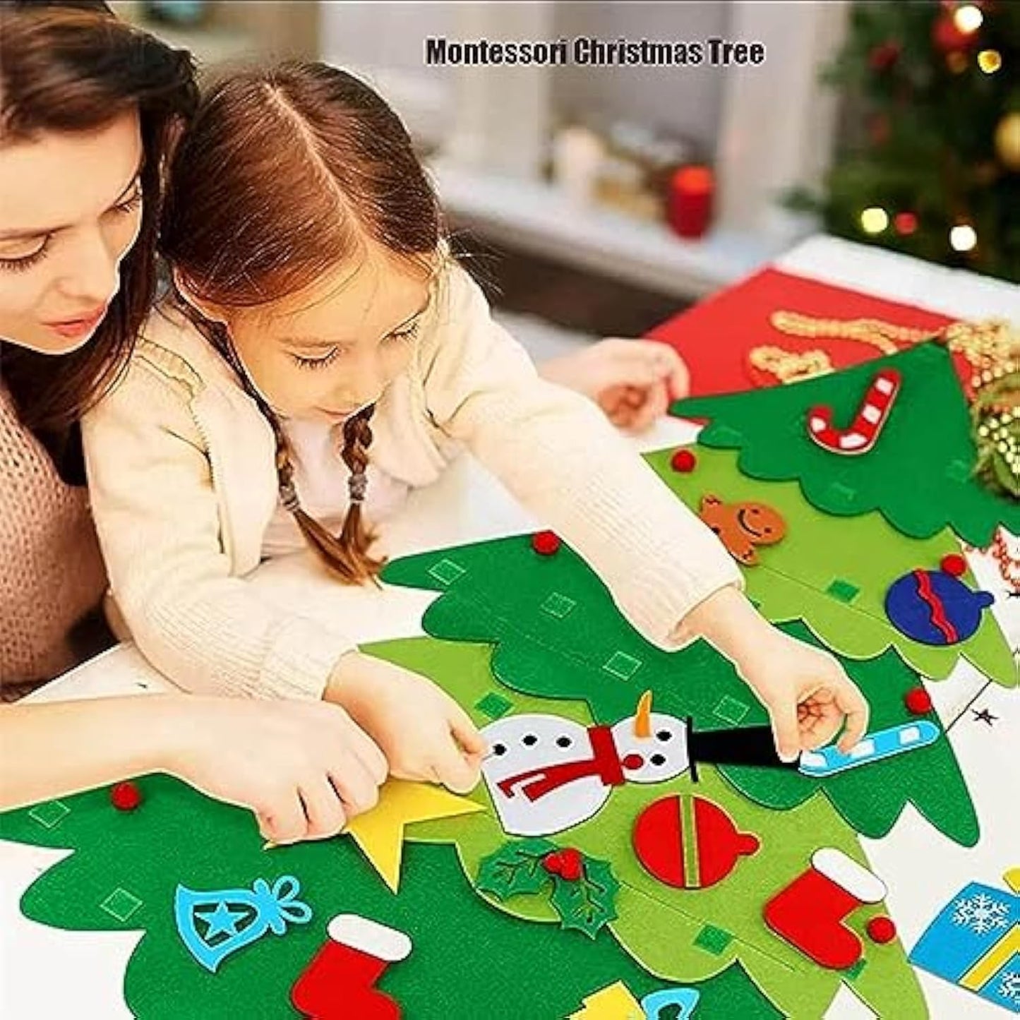 🎄Everized Interactive Felt Christmas Tree for Kids🎄