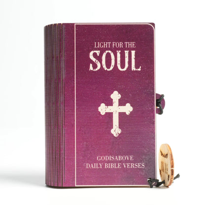 🔥Limited Time Discount🎁 ✝️Handmade Wooden Bible Verses Box - Daily Bible Verses (🎁 A Reminder of God's Words💖)