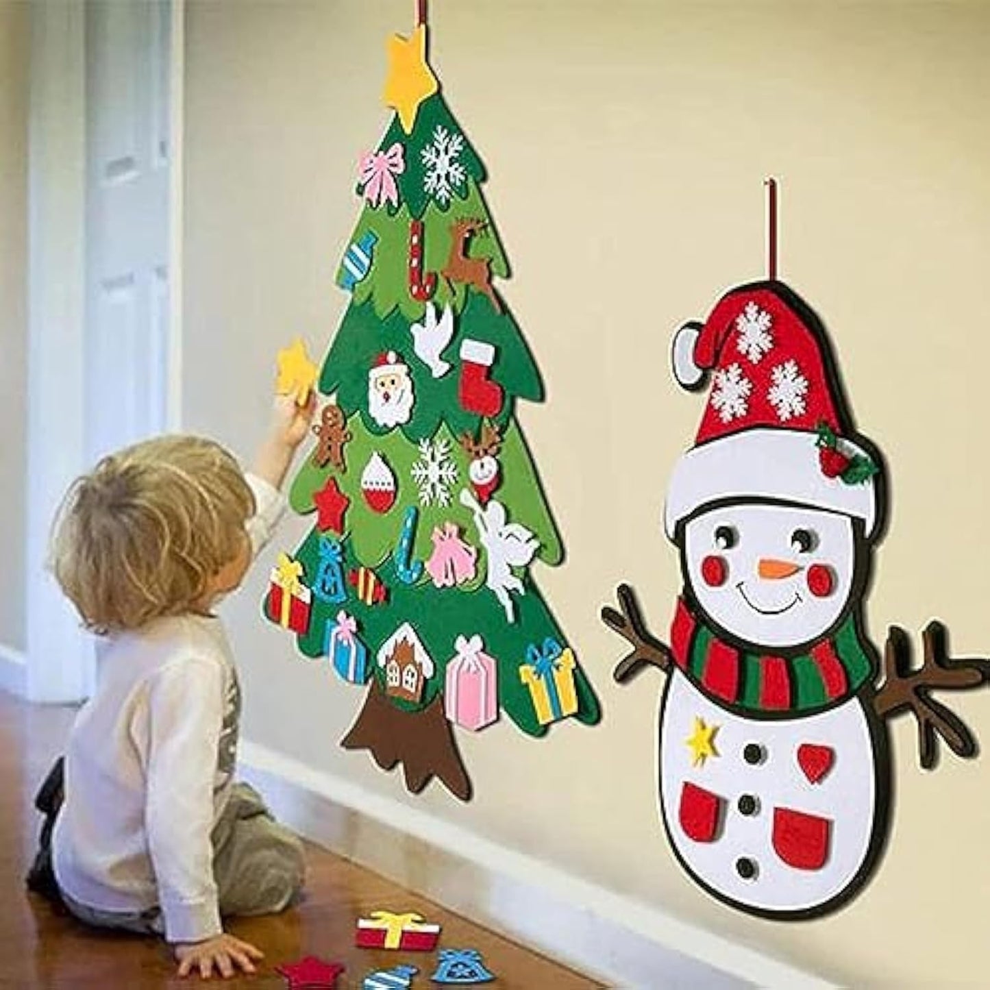 🎄Everized Interactive Felt Christmas Tree for Kids🎄