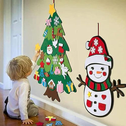 🎄Everized Interactive Felt Christmas Tree for Kids🎄