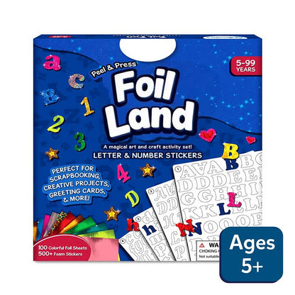 🏆Flash Sale⚡ 50K+ SOLD!💥Foil Art & Craft Activity 🤲💓No Mess Art Kit