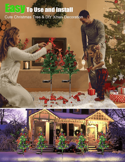 🔥Last Day 49% OFF -🎄Solar Christmas Trees Lights