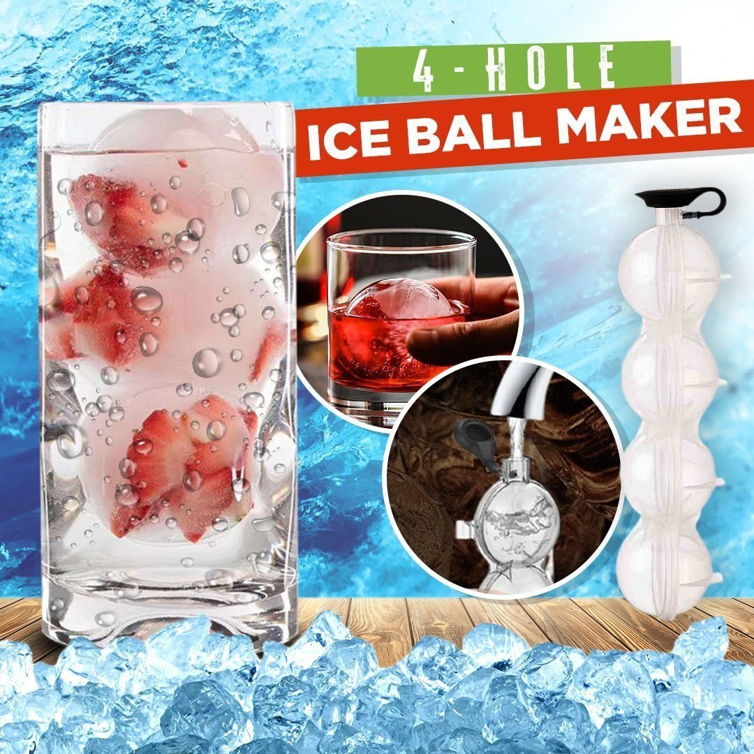 🔥4-Hole Ice Ball Maker🧊🧊