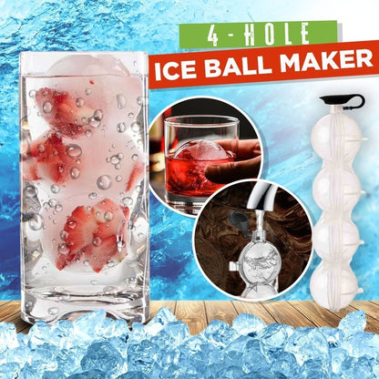 🔥4-Hole Ice Ball Maker🧊🧊
