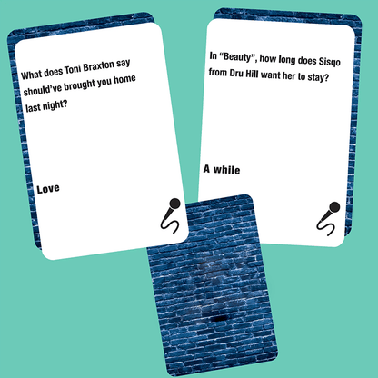 90s & 00s Music Game Cards | Lyrics Pop Quiz Pop Quiz 90s & 2000s Edition Music Trivia Game🎤