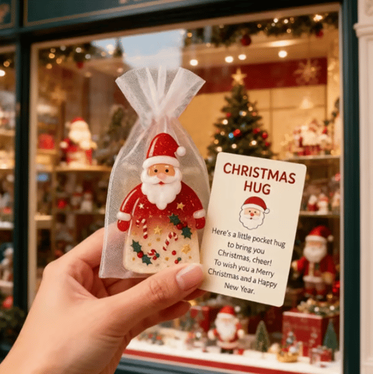 🔥 🎁Little Pocket Christmas Hug💕Warm Their Heart This Season