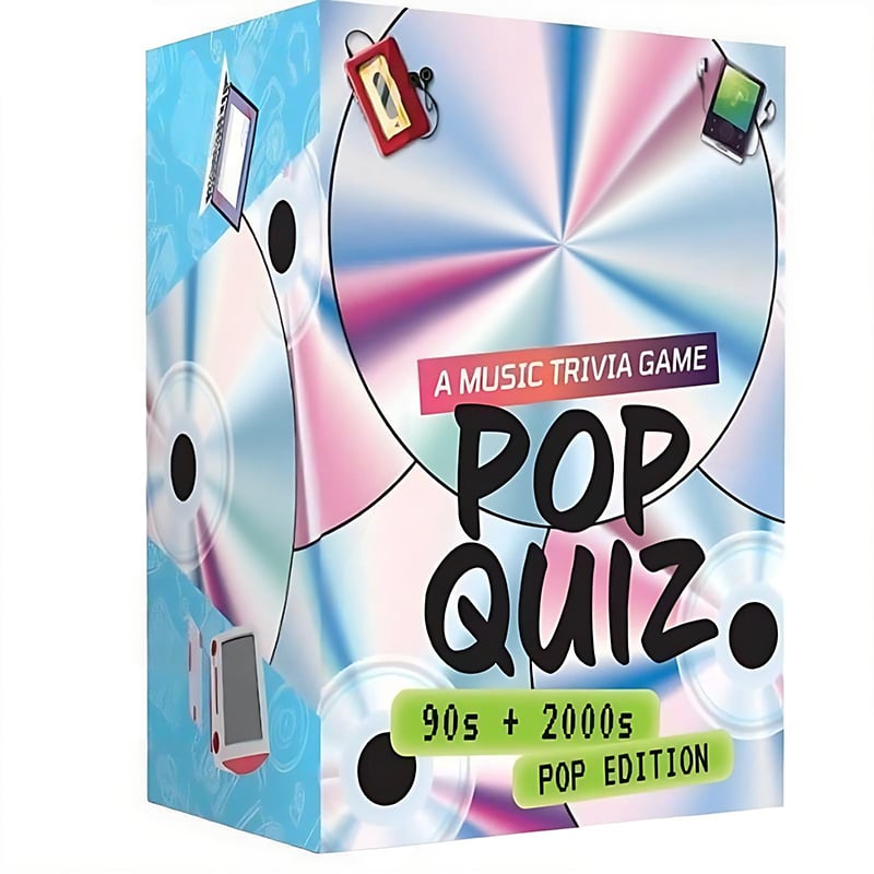 90s & 00s Music Game Cards | Lyrics Pop Quiz Pop Quiz 90s & 2000s Edition Music Trivia Game🎤