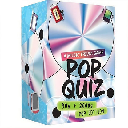 90s & 00s Music Game Cards | Lyrics Pop Quiz Pop Quiz 90s & 2000s Edition Music Trivia Game🎤
