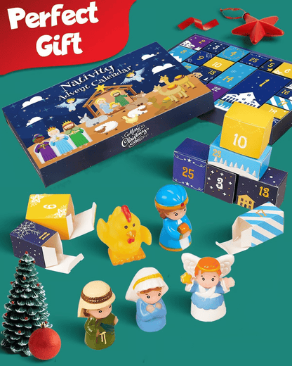 🎄🏆 2025 Nativity Advent Calendar (25pcs) 💯NONTOXIC & ODORLESS