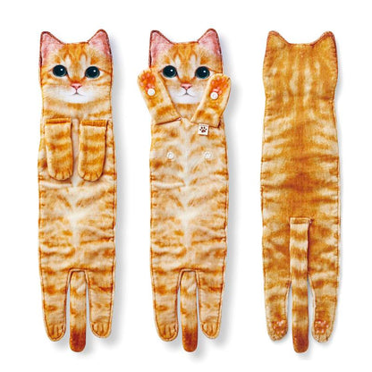 🎁 Early Christmas Sale — 🎅 Funny Cat Hand Towels