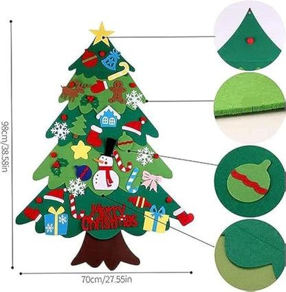 🎄Everized Interactive Felt Christmas Tree for Kids🎄