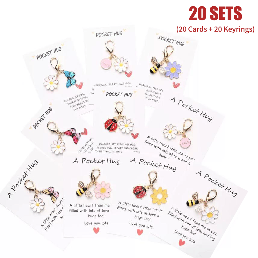 🔥20 Sets(20 Card+20 keyring)