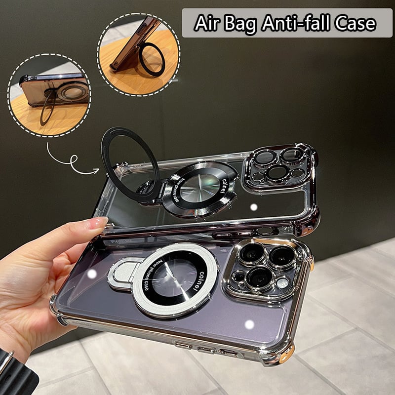 Airbag Anti-fall Phone Case with Invisible Ring Stand