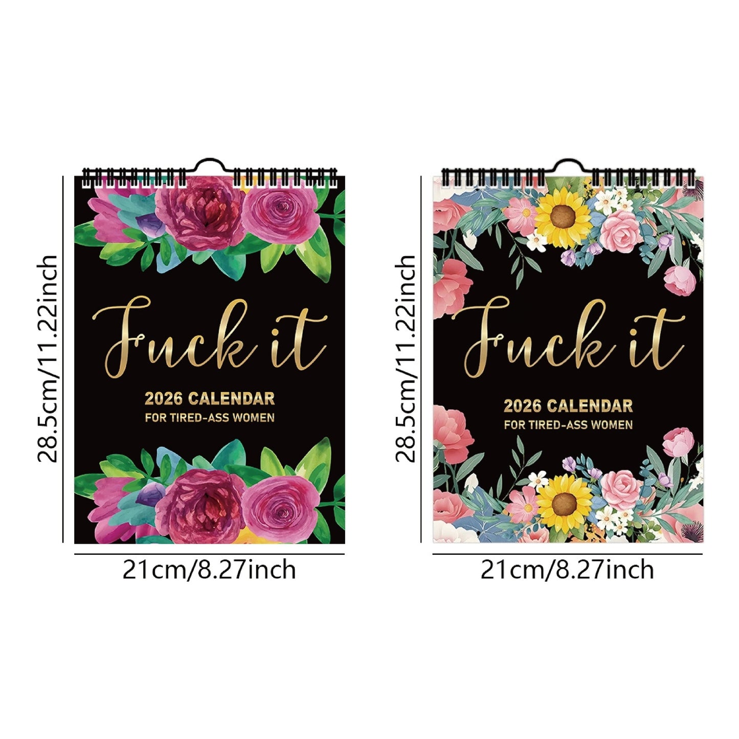 🏆Hot Sale⚡2026 Calendar For Tired-Ass Women - Humorous Daily Planner with Relatable Quotes. Stress-Relief Organizer for Busy Moms. Working Women & Burnout Ladies