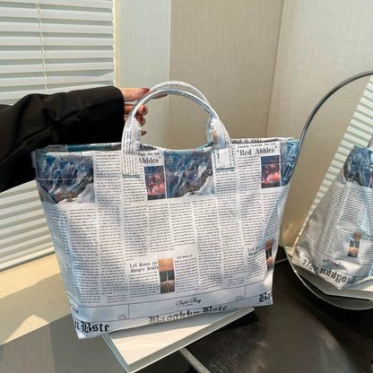 🔥 Last Day 49% OFF - 👜Designer Direct Sales👜Women's Letters Print Tote Bag⏰.