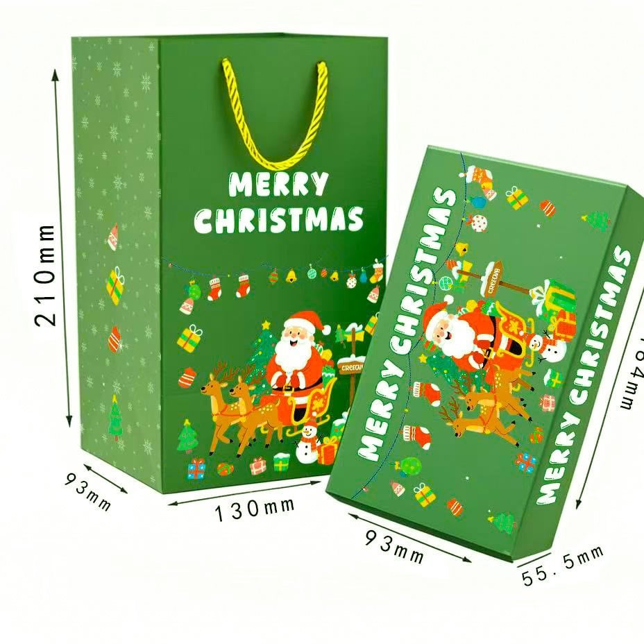 🎄 Green Elk Santa Claus